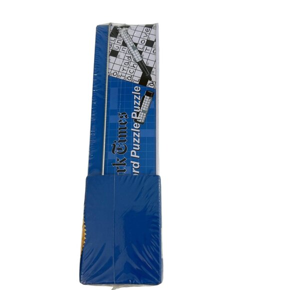 New York Times Crossword Jigsaw Puzzle 500 Pcs Tin Box Excalibur Electronics Vtg - Picture 11 of 17